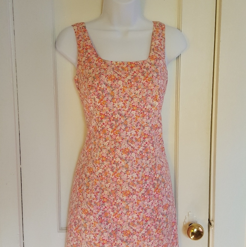 Pink Oscar de la Renta sheath dress